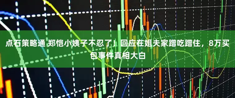 点石策略通 郑恺小姨子不忍了！回应在姐夫家蹭吃蹭住，8万买包事件真相大白